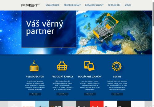 Webové stránky FAST ČR, a.s., Jirny
