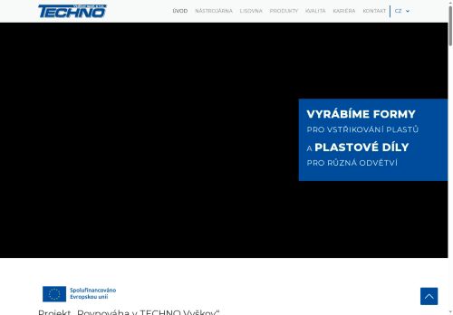 Zobrazit webové stránky TECHNO Vyškov spol. s r.o.