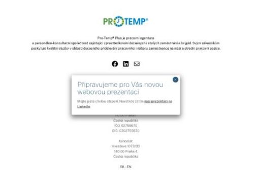 Pro-Temp spol. s r.o. - pobočka Brno