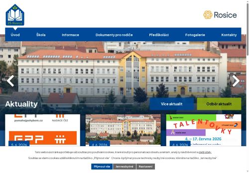 Zobrazit webové stránky Základní škola Rosice