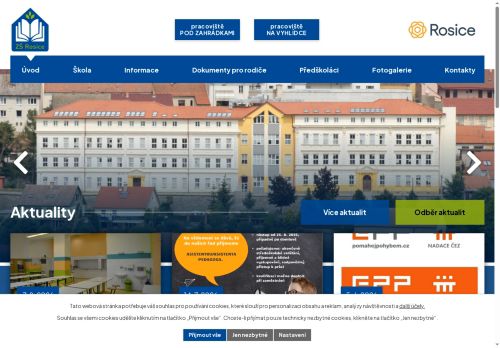 Zobrazit webové stránky Základní škola Rosice