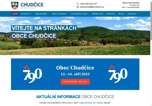Zobrazit webové stránky Obecní úřad Chudčice