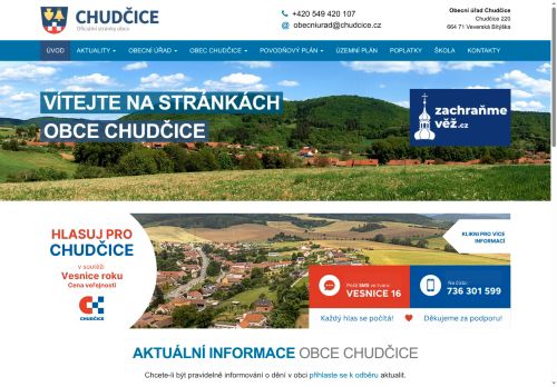 Zobrazit webové stránky Obecní úřad Chudčice