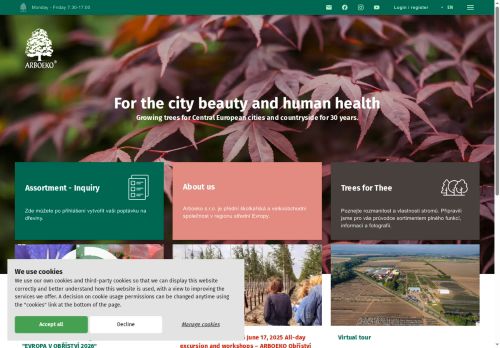 ARBOEKO s.r.o. nabízí práci na pozici Operátor/ka zemědělské výroby - sezónní brigáda v obci Obříství