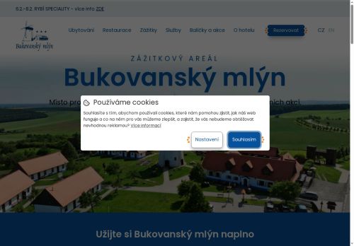 Zobrazit webové stránky Bukovanský mlýn
