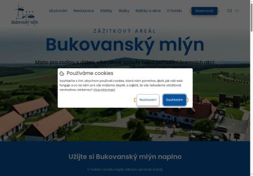 Zobrazit webové stránky Bukovanský mlýn