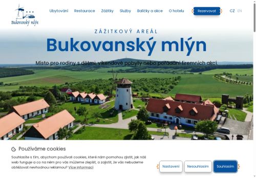 Zobrazit webové stránky Bukovanský mlýn
