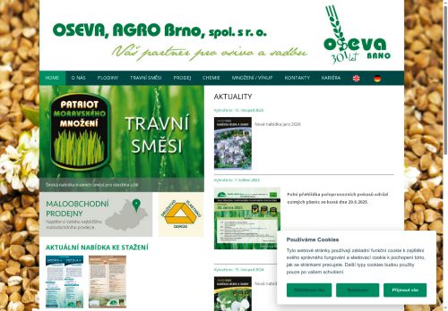 OSEVA,AGRO Brno, spol. s r.o. nabízí práci na pozici Obsluha výrobní linky v zemědělství (m/ž) v obci Stránecká Zhoř