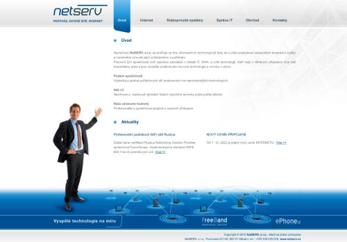 Zobrazit webové stránky NetSERV, s.r.o.