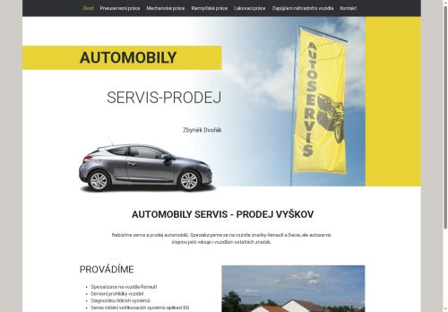 Zobrazit webové stránky Autoservis Zbyněk Dvořák