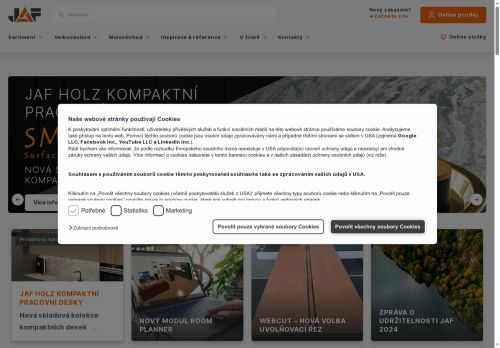 Zobrazit webové stránky JAF HOLZ Vyškov