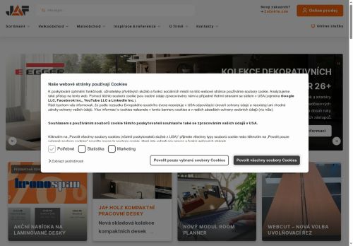 Zobrazit webové stránky JAF HOLZ Vyškov