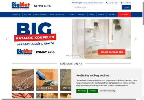 Zobrazit webové stránky ESMAT s.r.o