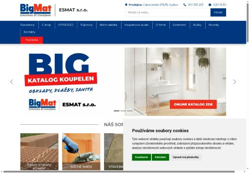 Zobrazit webové stránky ESMAT s.r.o