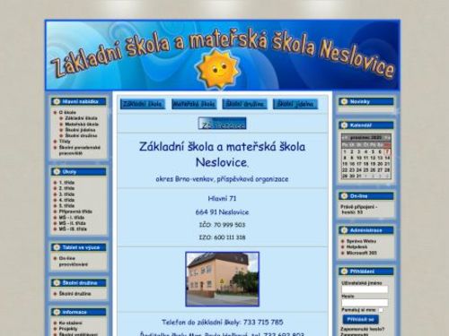Základní škola a mateřská škola Neslovice