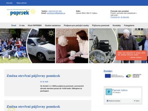 Klub PAPRSEK Vyškov 