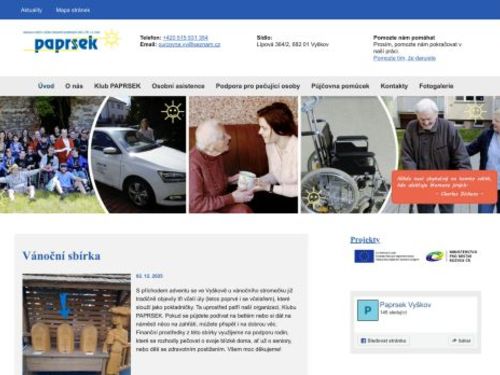 Klub PAPRSEK Vyškov 