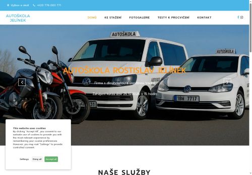 Zobrazit webové stránky Autoškola Rostislav Jelínek Vyškov