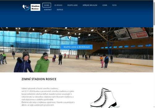 Zobrazit webové stránky Zimní stadion Rosice