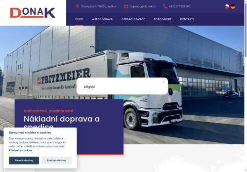 Zobrazit webové stránky DONAK spol. s r. o.
