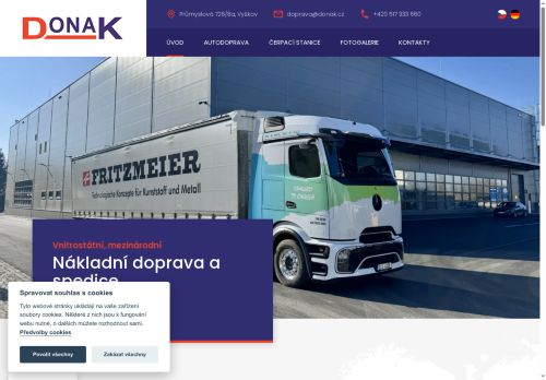 Zobrazit webové stránky DONAK spol. s r. o.