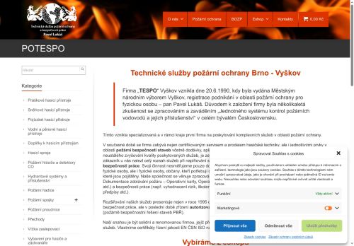 Zobrazit webové stránky TESPO Pavel Lukáš
