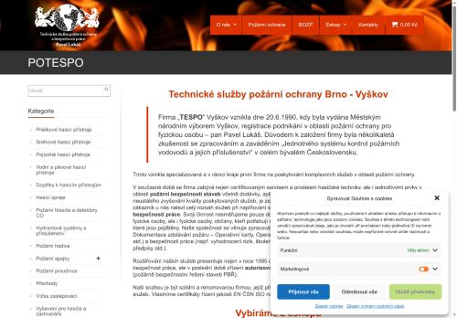 Zobrazit webové stránky TESPO Pavel Lukáš