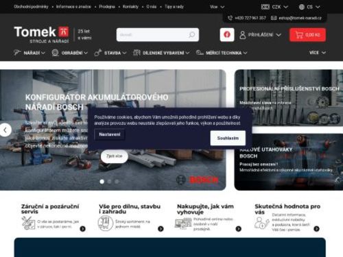 Stroje a nářadí - TOMEK