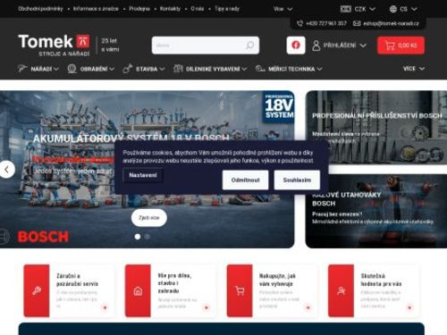 Stroje a nářadí - TOMEK