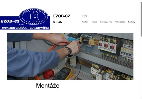Zobrazit webové stránky EZOB - CZ s.r.o.