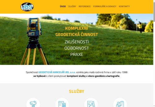 Zobrazit webové stránky Geodetická kancelář JBS, s.r.o.
