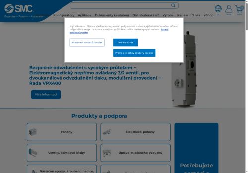 Zobrazit webové stránky SMC Industrial Automation CZ, s.r.o.