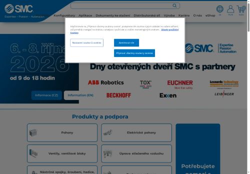 Zobrazit webové stránky SMC Industrial Automation CZ, s.r.o.