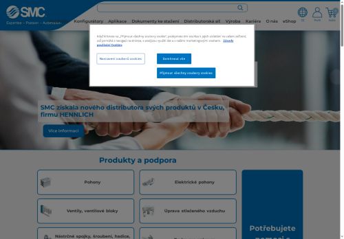 Zobrazit webové stránky SMC Industrial Automation CZ, s.r.o.