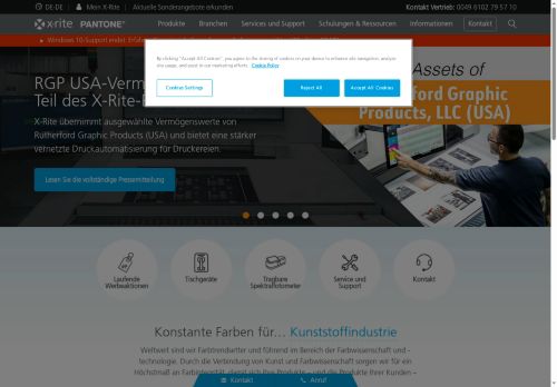 Zobrazit webové stránky X-Rite spol. s r.o.