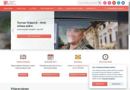 Zobrazit webové stránky Knihovna Karla Dvořáčka ve Vyškově