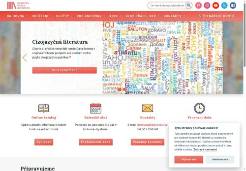 Zobrazit webové stránky Knihovna Karla Dvořáčka ve Vyškově