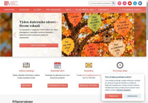 Zobrazit webové stránky Knihovna Karla Dvořáčka ve Vyškově