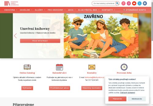 Zobrazit webové stránky Knihovna Karla Dvořáčka ve Vyškově