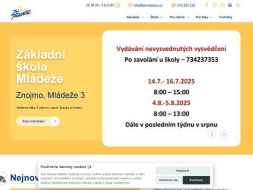 Základní škola, Znojmo, Mládeže 3
