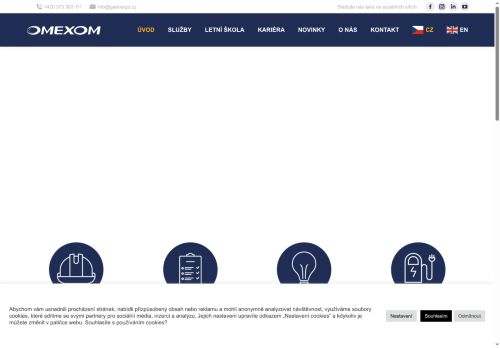 OMEXOM GA Energo s.r.o. nabízí práci na pozici montér v obci Plzeň