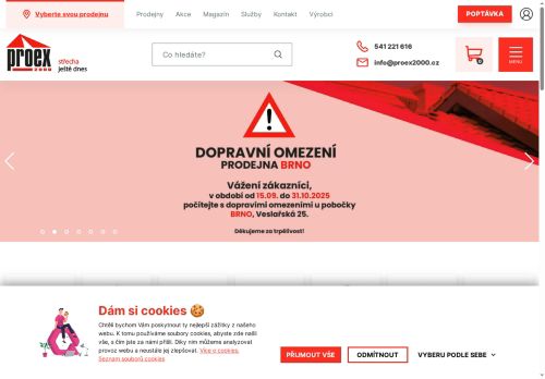 ProEx 2000, spol. s r.o. nabízí práci na pozici SKLADNÍK/ SKLADNICE v obci Břeclav