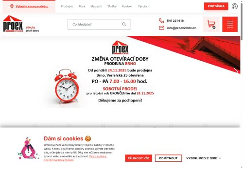 ProEx 2000, spol. s r.o. nabízí práci na pozici prodejce - zástupce vedoucího M/Ž v obci Hodonín