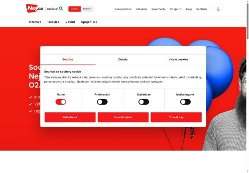 Zobrazit webové stránky Selfnet