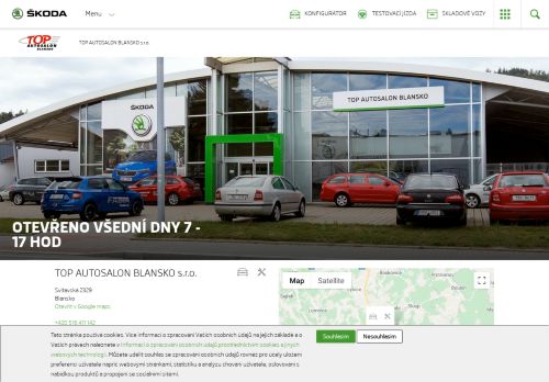Zobrazit webové stránky TOP AUTOSALON BLANSKO, s.r.o.