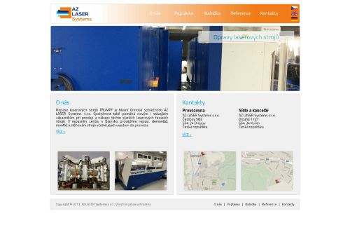 Zobrazit webové stránky AZ LASER Systems s.r.o.
