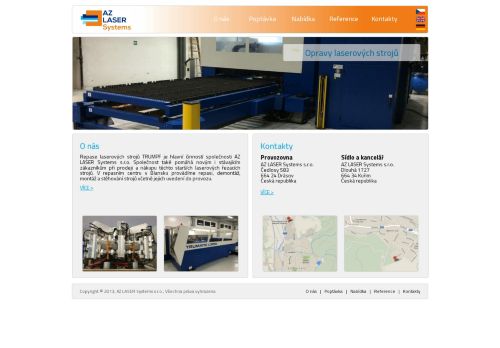 Zobrazit webové stránky AZ LASER Systems s.r.o.