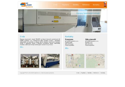 Zobrazit webové stránky AZ LASER Systems s.r.o.