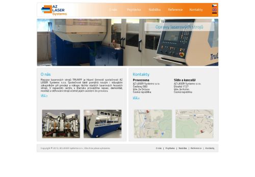 Zobrazit webové stránky AZ LASER Systems s.r.o.