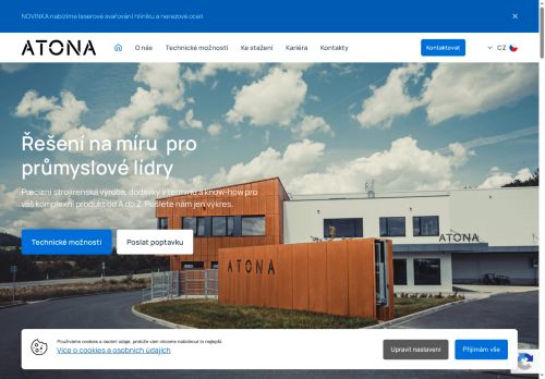 Zobrazit webové stránky ATONA s.r.o.
